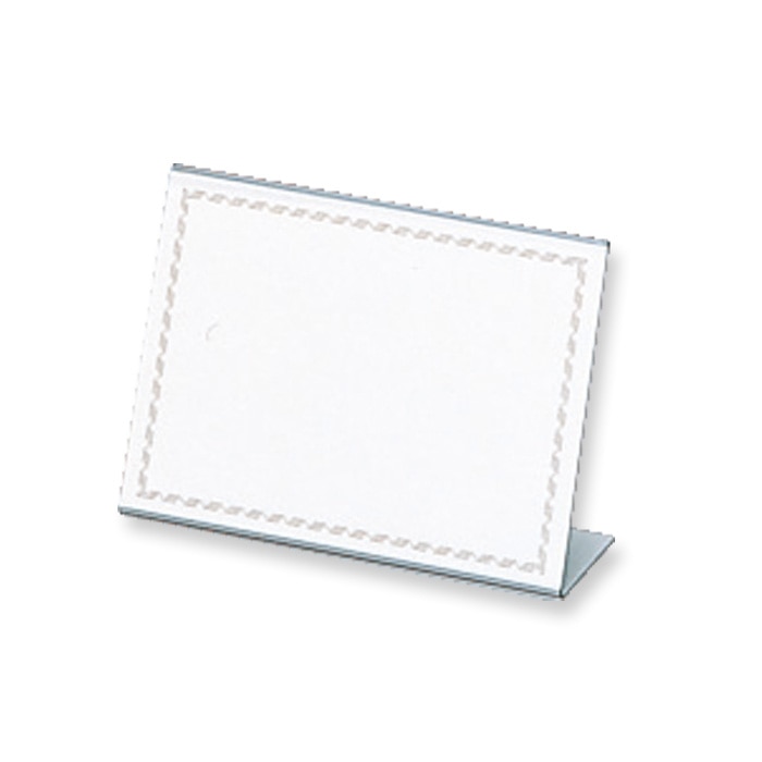 共栄プラスチック 塩ビL型カード立 65×94 VL-94 10個（ご注文単位10個）【直送品】