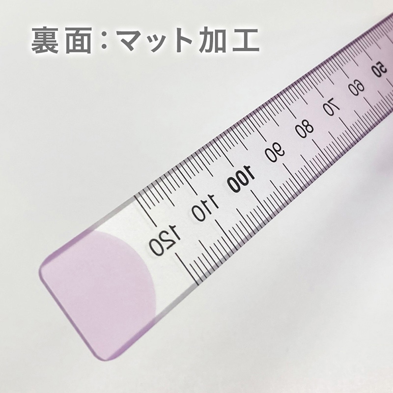 共栄プラスチック ニュアンスカラー定規 16cm カラー01 スミレ NJ-16-01 1本(ご注文単位5本)【直送品】