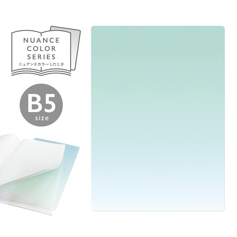 共栄プラスチック ニュアンスカラー下敷 B5 カラー02 ユーカリ NS-B5-02 1枚（ご注文単位5枚）【直送品】