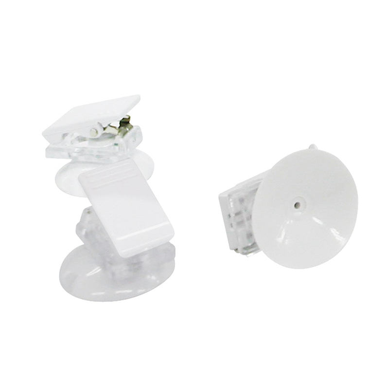 共栄プラスチック 吸盤クリップ 4個入 ホワイト P-20Q-4-W 1パック(ご注文単位1パック)【直送品】