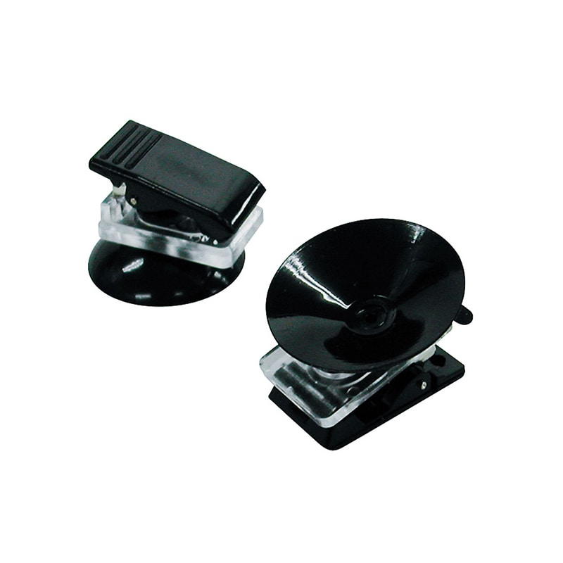 共栄プラスチック 吸盤クリップ ブラック 30個入 P-20Q-30-BL 1袋(ご注文単位1袋)【直送品】