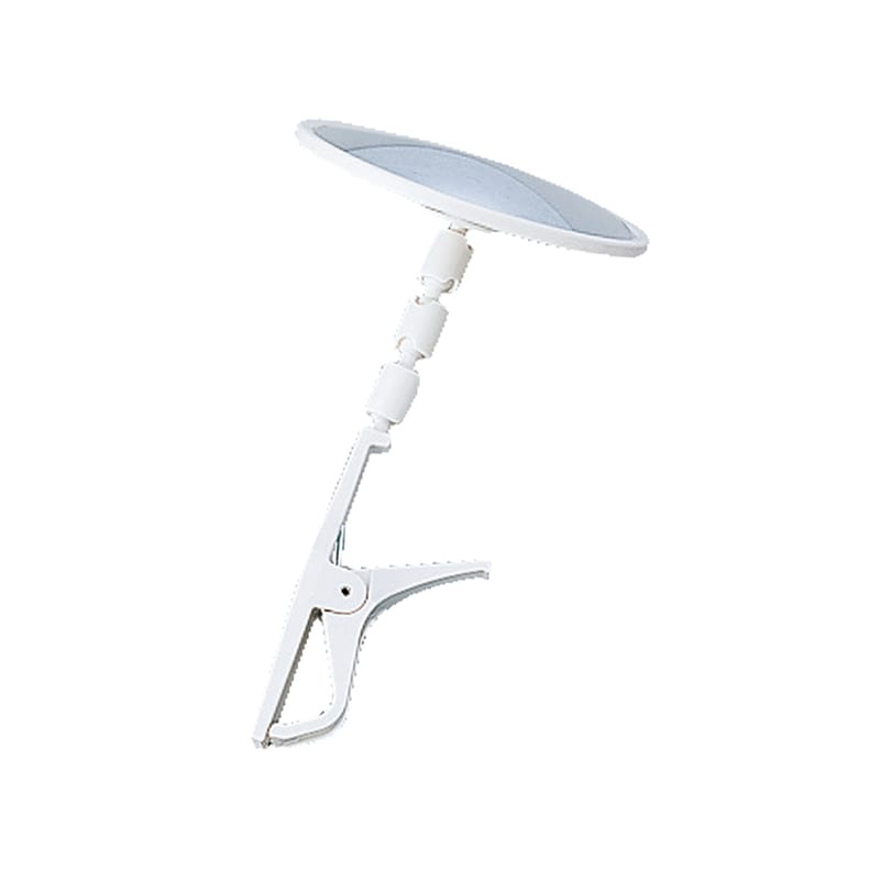 共栄プラスチック 防犯ガレージミラー 鏡面120R クリップタイプ アイボリー SM-120RC-IV 1個(ご注文単位1個)【直送品】