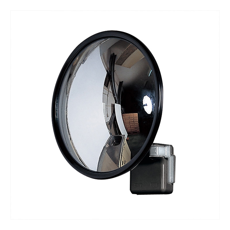 共栄プラスチック セーフティ 防犯ミラー マグネットタイプ ブラック SM-120RM 1個(ご注文単位1個)【直送品】