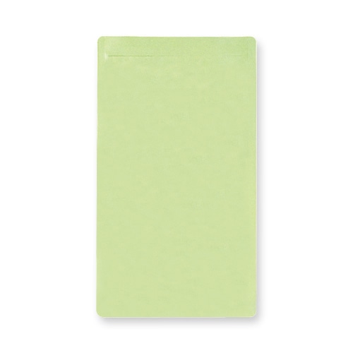 共栄プラスチック キャッシュぶくろ 無地 グリーン CA-50-NG 1枚（ご注文単位50枚）【直送品】