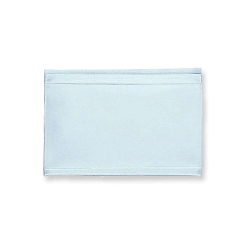 共栄プラスチック カード入れ 窓付 パールソフト 100枚入 スカイ 21S-S 1パック（ご注文単位1パック）【直送品】