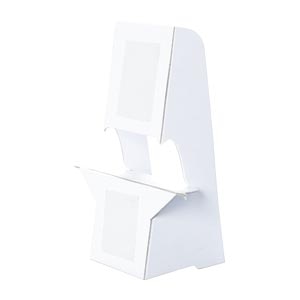 ジャパンアート ディスプレイ用　紙スタンド キャビネサイズ対応　10枚パック KSM-11 1パック（ご注文単位1パック）【直送品】