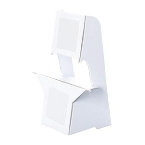 ジャパンアート ディスプレイ用　紙スタンド ハガキサイズ対応　10枚パック KSM-12 1パック（ご注文単位1パック）【直送品】