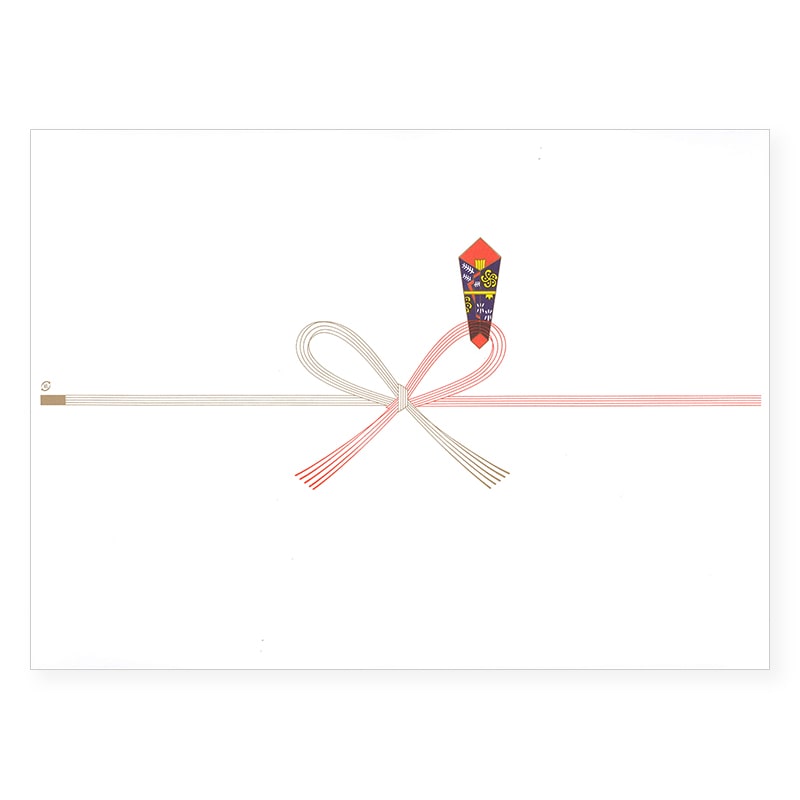 日の出紙工 のし紙 祝 真締花結び 反物判 100枚/袋