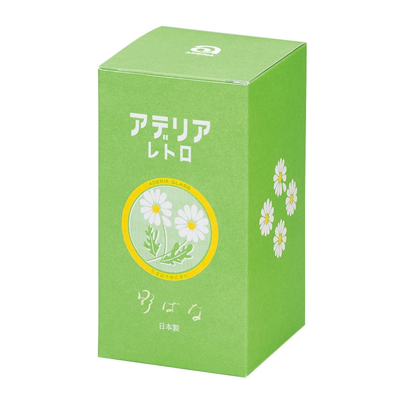 アデリア アデリアレトロ 台付きグラス 320 野ばな 1858 1個（ご注文単位30個）【直送品】