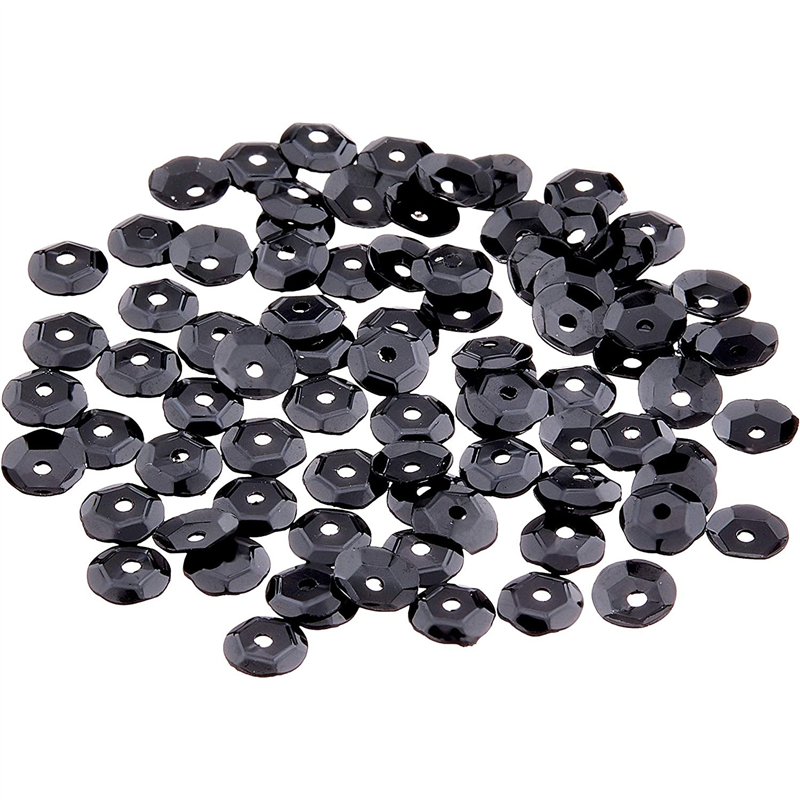 TOHO スパングル 亀甲 約5mm ブラック 約200枚入り No.510 1枚（ご注文単位1枚）【直送品】