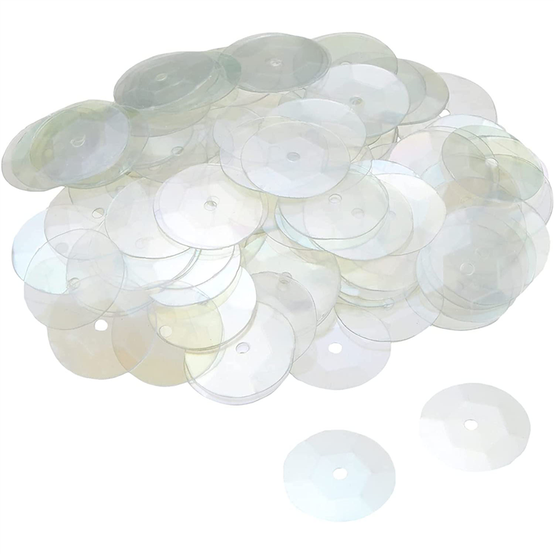 TOHO スパングル 亀甲 約10mm 透明オーロラ 約120枚入り No.600 1枚(ご注文単位1枚)【直送品】