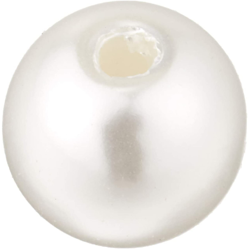 TOHO 穴大パール 外径約10mm 白 約30ヶ入り No.200 1枚（ご注文単位1枚）【直送品】