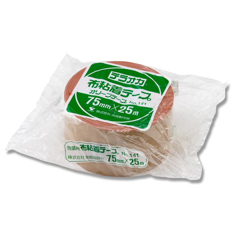 寺岡製作所 オリーブテープ No.141 75mm×25m 1巻