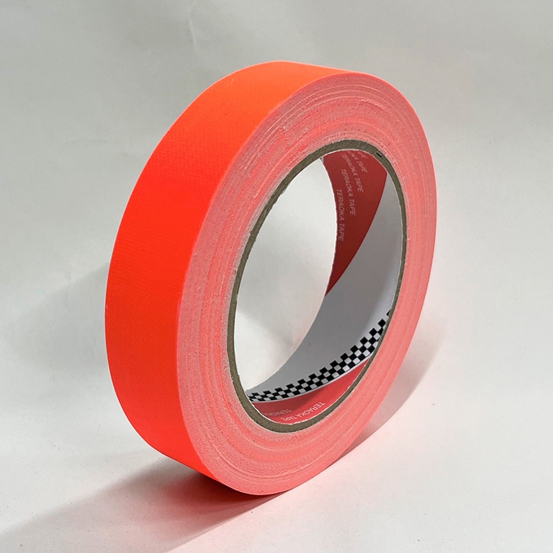 寺岡製作所 カラー布テープ ガッファーテープ No.145G 24mm×18.28m オレンジ 1巻（ご注文単位12巻）【直送品】