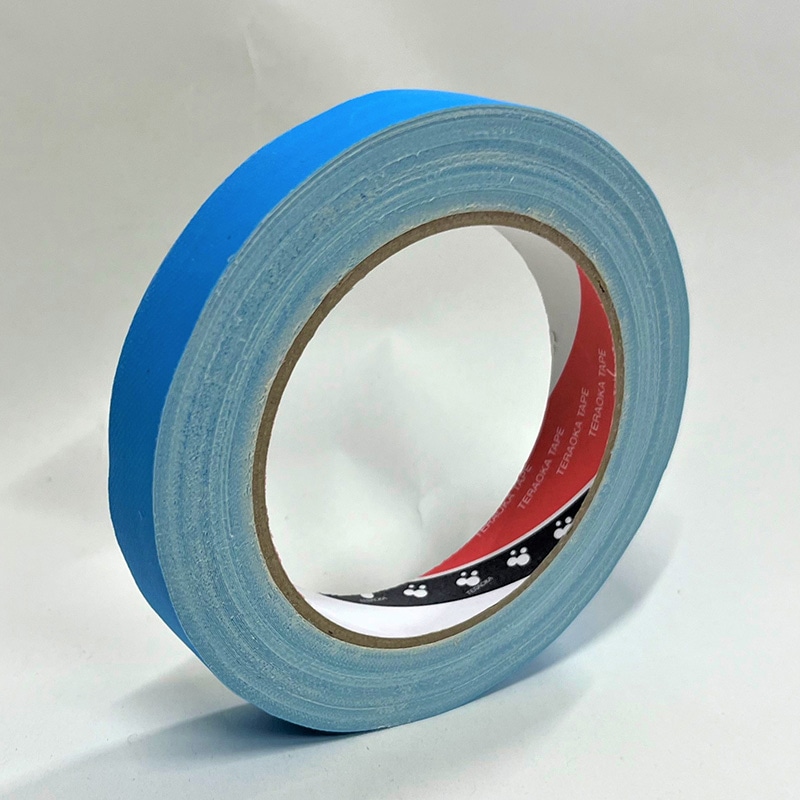 寺岡製作所 カラー布テープ ガッファーテープ No.145G 18mm×18.28m ブルー 1巻（ご注文単位16巻）【直送品】