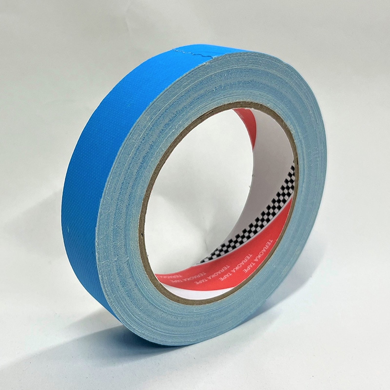 寺岡製作所 カラー布テープ ガッファーテープ No.145G 24mm×18.28m ブルー 1巻（ご注文単位12巻）【直送品】