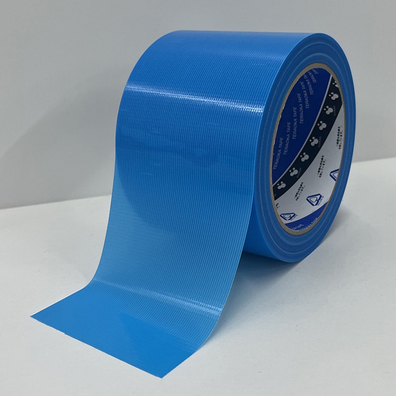 寺岡製作所 養生テープ Pカットテープ 75×25 青 No.4140 1巻（ご注文単位24巻）【直送品】