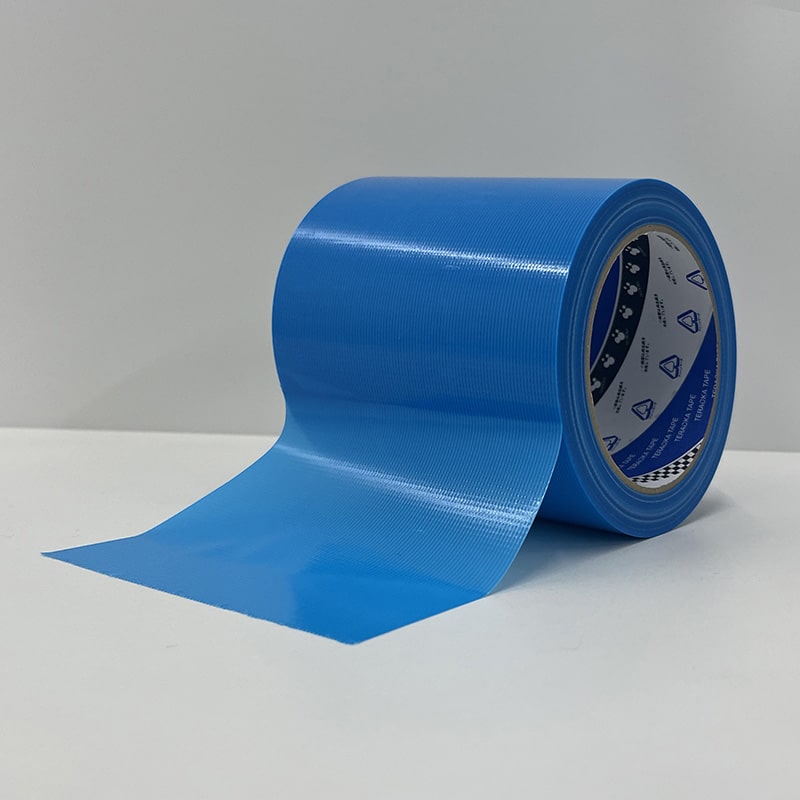 寺岡製作所 養生テープ Pカットテープ 100×25 青 No.4140 1巻（ご注文単位18巻）【直送品】