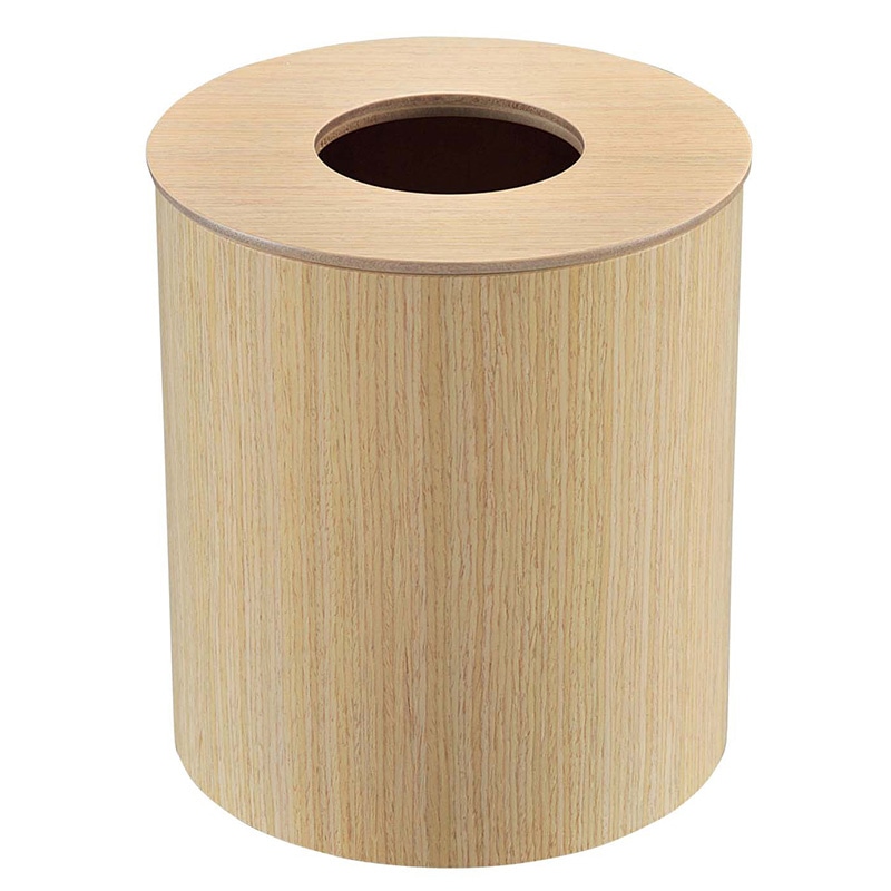 ホワイトオーク ダストボックス 蓋付 大 952H φ205 1個(ご注文単位1個)【直送品】