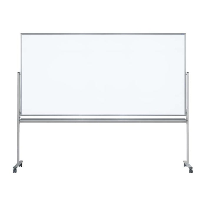 馬印 マジ　ホーロー製ホワイトボード　片面脚付 スタンダード　無地 MH48TN 1台（ご注文単位1台）【直送品】