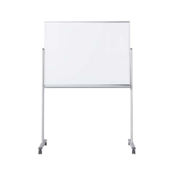 馬印 マジ　ホーロー製ホワイトボード　片面脚付 スタンダード　無地 MH34TN 1台（ご注文単位1台）【直送品】