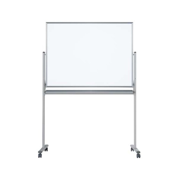 馬印 マジ　ホーロー製ホワイトボード　両面脚付 スタンダード　無地／無地 MH34TDN 1台（ご注文単位1台）【直送品】