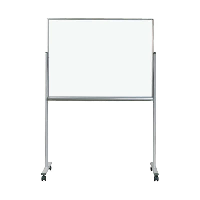 馬印 マジ スチール製ホワイトボード 片面脚付 スタンダード 無地 MV34TN 1台(ご注文単位1台)【直送品】