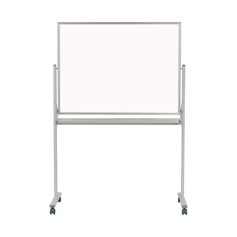 馬印 マジ スチール製ホワイトボード 両面脚付 スタンダード 無地/無地 MV34TDN 1台(ご注文単位1台)【直送品】