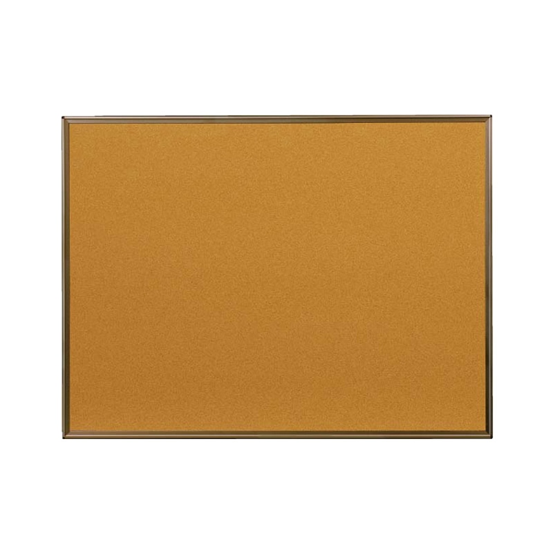 馬印 コルク掲示板　天然コルク　カラーアルミ枠  KBC34C 1枚（ご注文単位1枚）【直送品】