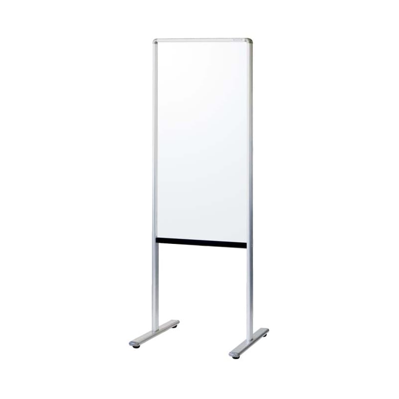 馬印 UD案内板　両面スチールホワイトボード アジャスター付 Y8VV450 1台（ご注文単位1台）【直送品】