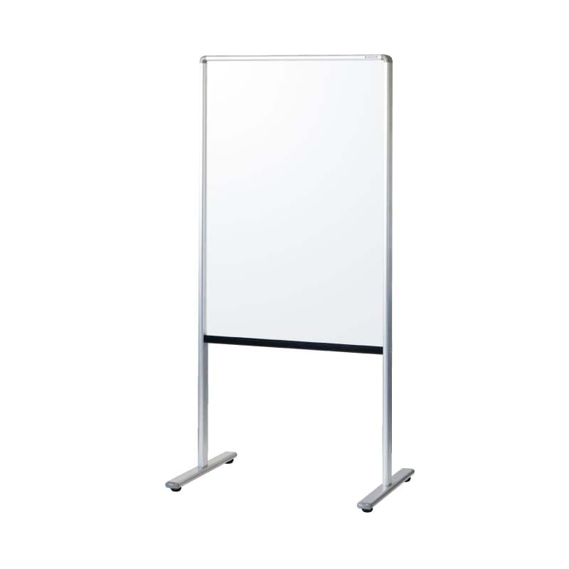 馬印 UD案内板　両面スチールホワイトボード アジャスター付 Y8VV600 1台（ご注文単位1台）【直送品】