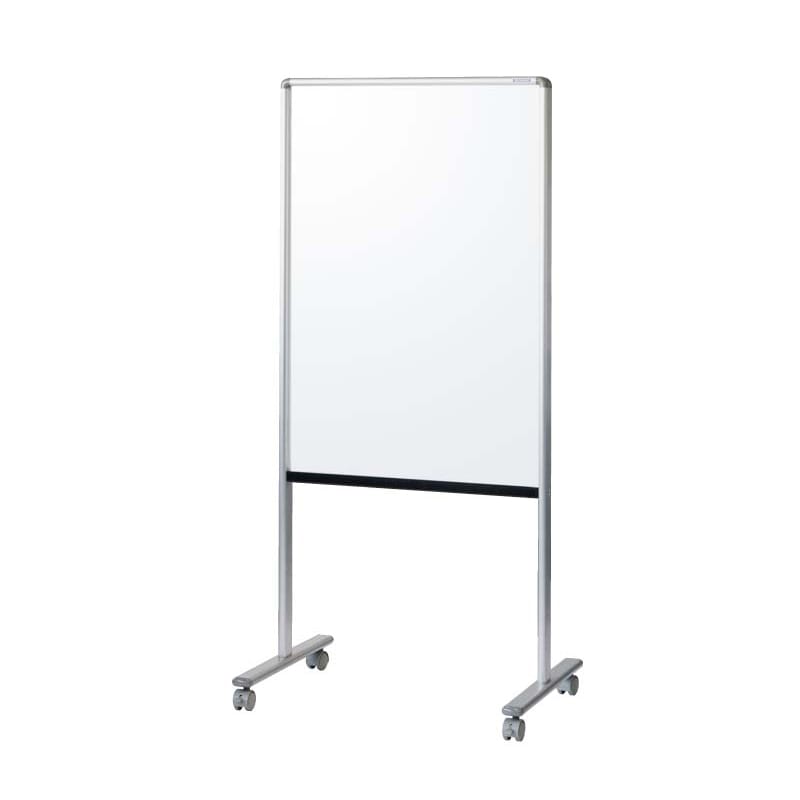 馬印 UD案内板　両面ホーローホワイトボード キャスター付 Y8HH600C 1台（ご注文単位1台）【直送品】