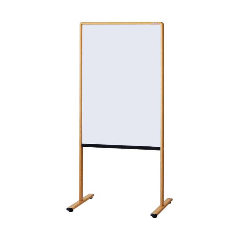 馬印 木目調枠案内板　両面スチールホワイトボード  Y8VV600M 1台（ご注文単位1台）【直送品】