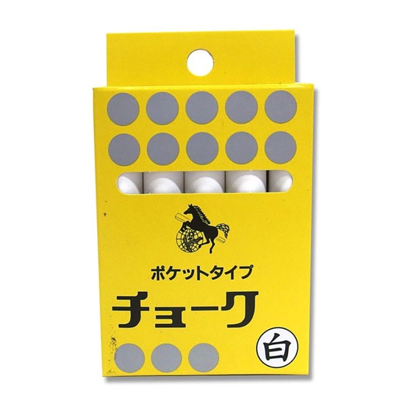 馬印 ポケットチョーク 10本入 C311 白 1個(ご注文単位20個)【直送品】