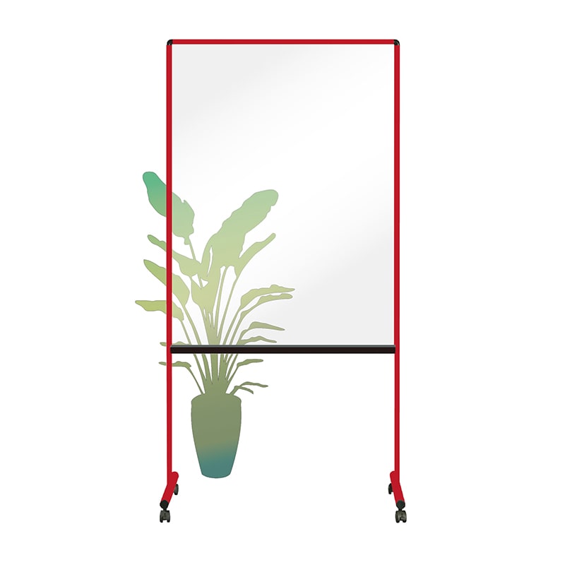 馬印 透明ボード　カラー枠 レッド UDTP34N-R 1台（ご注文単位1台）【直送品】