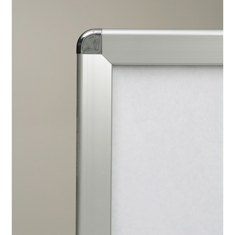 馬印 ポスターパネル 楽ラクパネル ラクパー A1 シルバー QM-A1 1枚(ご注文単位1枚)【直送品】