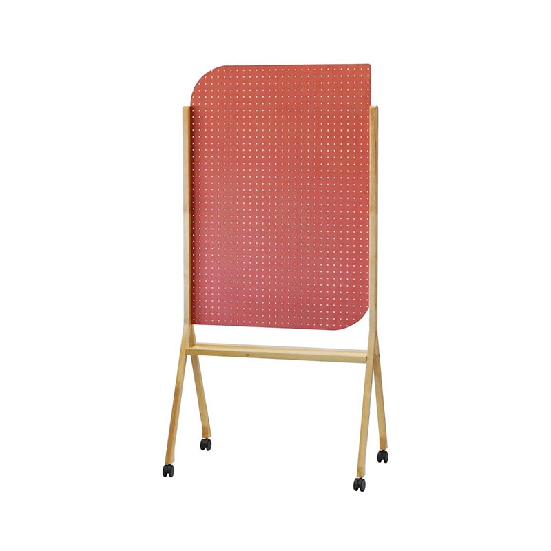 馬印 ペグヴィ　カラーMDF　有孔ボード レッド PVWM34R 1台（ご注文単位1台）【直送品】