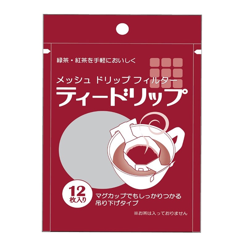 山中産業 ドリップフィルター　ティードリップ 1人用　12枚/袋（ご注文単位100袋）【直送品】
