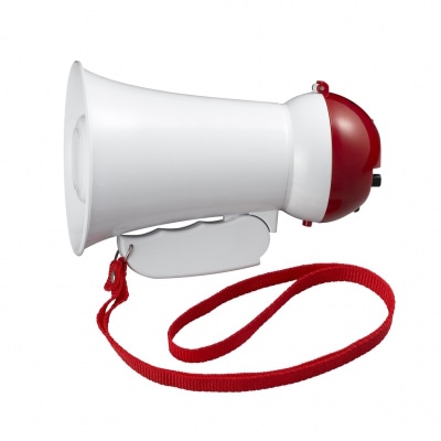 ヤザワコーポレーション ハンドメガホンミニ 5W Y01HM05WH 1個(ご注文単位1個)【直送品】