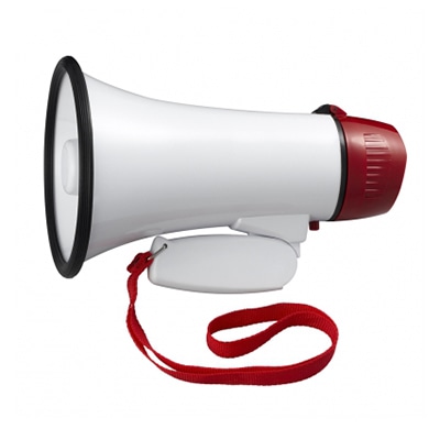 ヤザワコーポレーション ハンドメガホン 5W Y01HMN05WH 1個(ご注文単位1個)【直送品】