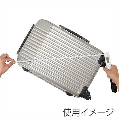 ヤザワコーポレーション トラベル ラゲッジスケール TVR51WH 1個(ご注文単位1個)【直送品】