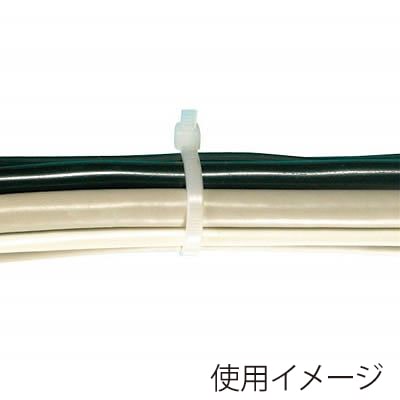 ヤザワコーポレーション 配線用品 束ねるバンド 100mm 白 110本入 FTC100W110 1パック(ご注文単位1パック)【直送品】