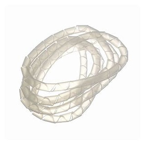 ヤザワコーポレーション 配線用品 まとめるチューブ 内径6mm 白 1.5m FCT6W 1個(ご注文単位1個)【直送品】