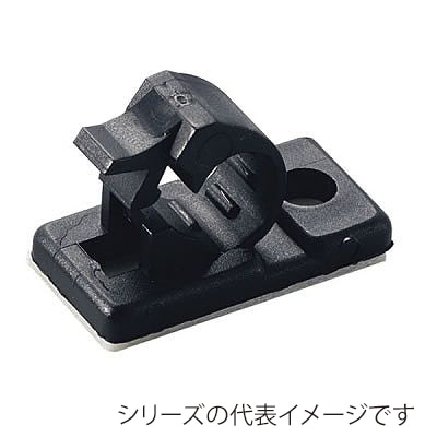 ヤザワコーポレーション 配線用品 ケーブルクリップ 黒 10個入 FKN9 1パック（ご注文単位1パック）【直送品】