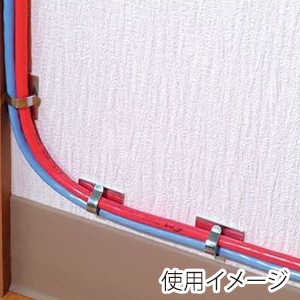 ヤザワコーポレーション 配線用品 ケーブルホルダー シルバー 10個入 FCB6 1パック(ご注文単位1パック)【直送品】