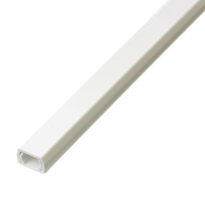 ヤザワコーポレーション 配線用品 固定テープ付モール 1m ピュアホワイト FF1WW 1個(ご注文単位1個)【直送品】