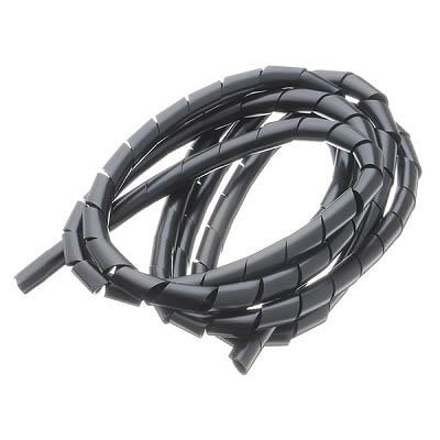 ヤザワコーポレーション 配線用品 まとめるチューブ 内径15mm 黒 1m FCT15K 1個(ご注文単位1個)【直送品】