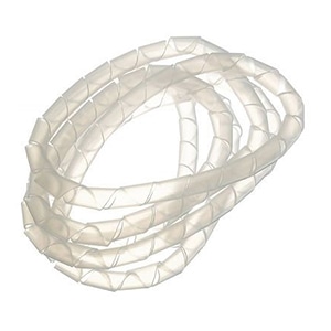 ヤザワコーポレーション 配線用品 まとめるチューブ 内径15mm 白 1m FCT15W 1個(ご注文単位1個)【直送品】