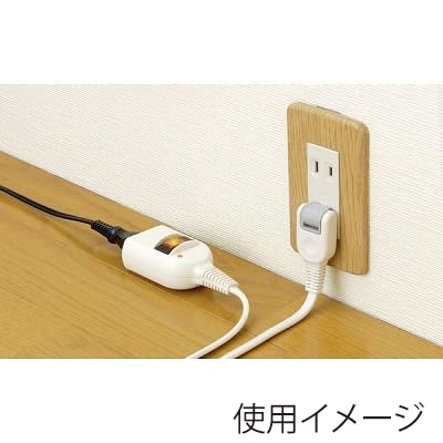 ヤザワコーポレーション ノイズフィルター集中スイッチ付タップ 1個口 1m 白 Y02BKNS111WH 1個(ご注文単位1個)【直送品】