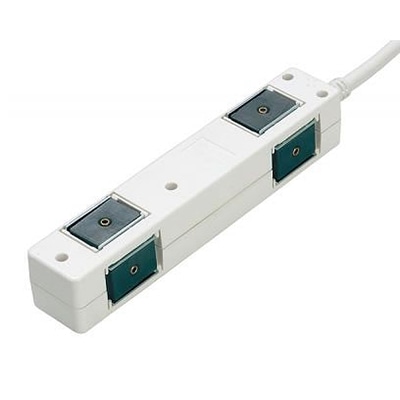 ヤザワコーポレーション 3Pマグネットタップ 4個口 2m Y02JKP402WH 1個(ご注文単位1個)【直送品】